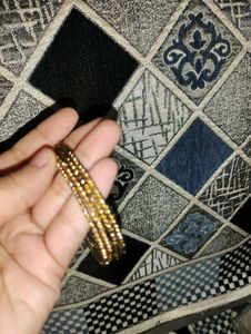 gold plated set of 4 bangles