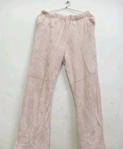 Pink Colour Fleece Trouser