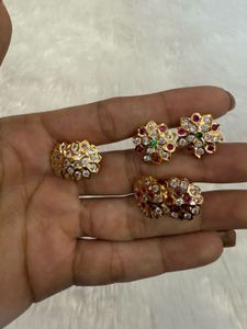 Gold Flower Earrings