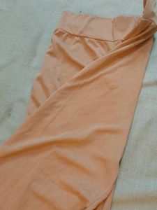 Peach Wide Leg Pants