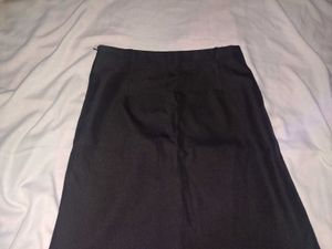 Formal Black Midi Skirt