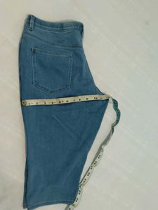 Classic &amp; Comfy Knee-Length Denim Shorts