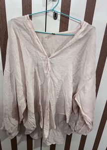 Peach Oversized Shirt