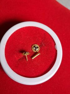 Stud Earrings Gold