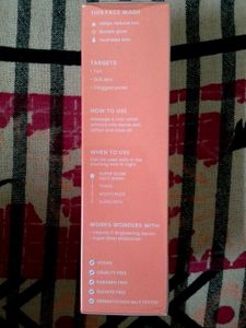 Foxtale combo face wash and vitamin c serum