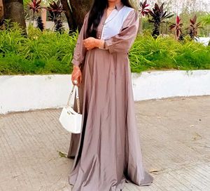 Unique Two-Tone Maxi Dress