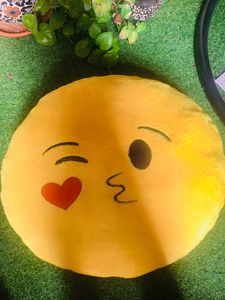 Emoji Kiss Plush Pillow
