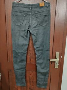 Gray Wash Skinny Jeans
