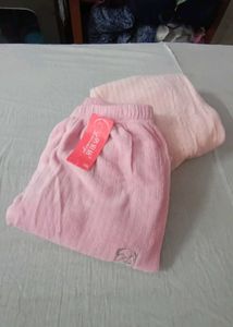 (WOMAN AND GIRLS) free size Cozy Pink Lounge Pants