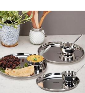 Set Of 9 Plate 3 Bowls Spoon