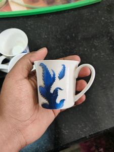 5 Tea ☕ Cups 🍵 Ceramic Made & In Good Condition