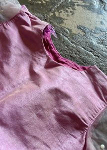 Girls Pink Dress &amp; Pant Set