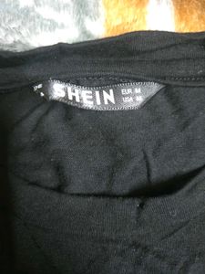 Shein Black Neon Top
