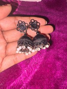 Earrings multicolor Jhumkas Set of 4