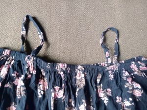 Floral Off-Shoulder Peasant Top