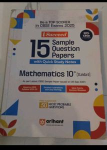 Class 10 Maths Sample Paper Arihnat