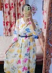 Floral Chiffon Maxi Dress