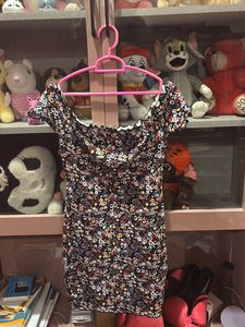 Off Shoulder Mini Bodycon Dress