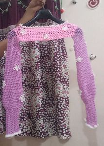 Crochet Flower Shrug