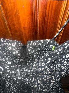 Floral Print Peplum Top