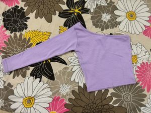 Lilac One-Shoulder Top
