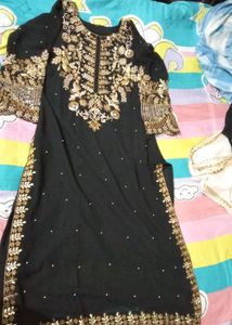 Heavy Bridal Kurta , Pant With Dupatta Set