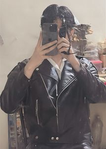 Black Racing Leather Jacket