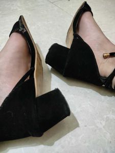 Black Wrapped Heels