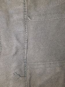 Olive Green Crop Denim Jacket