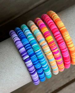Colorful Heishi Bead Bracelets