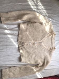 Cream Knit Cardigan