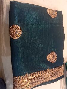 Elegant Embroidered Saree