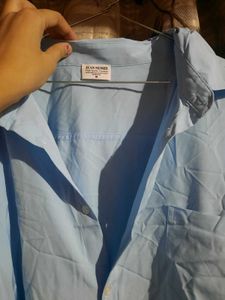 Blue Oversized Shirt