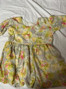 floral short kurti
