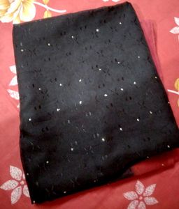 Black &amp; Red Saree