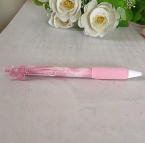Pink Floral Pen (Black-Gel)