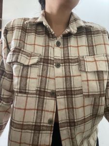 🌈Oversized Check Flannel Shirt 🩷