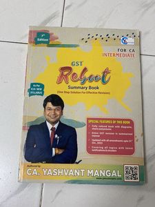 GST Reboot Yashvant Mangal