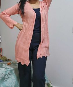 Allen Solly Peach Shrug