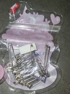 Safety Pin Keeping Bags With Zip Lock