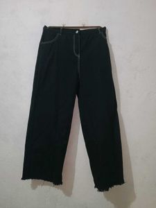 Wide Leg Cropped Pants