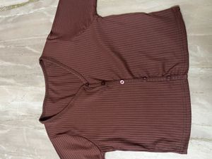 : Chocolate Brown Ribbed Cardigan - Cozy &amp; Chic