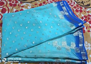 Elegant Blue Saree