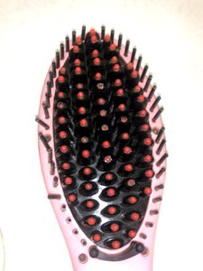 Pink Comb Hair Straighter