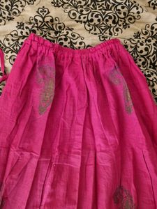 Vintage Pink Ethnic Skirt 🎀🪻