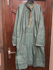 Olive Kurta Set