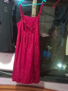 Backless Red Sundress