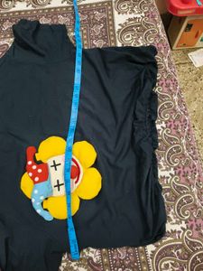 Funky Graphic Blue Tee in XXL size for women