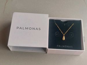 Palmonas Gold Plated Minimal Necklace