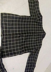 Checkered Blazer &amp; Pants Set
